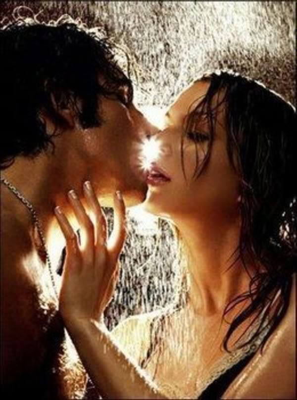 couple kissing in rain. couple kissing in rain. couple